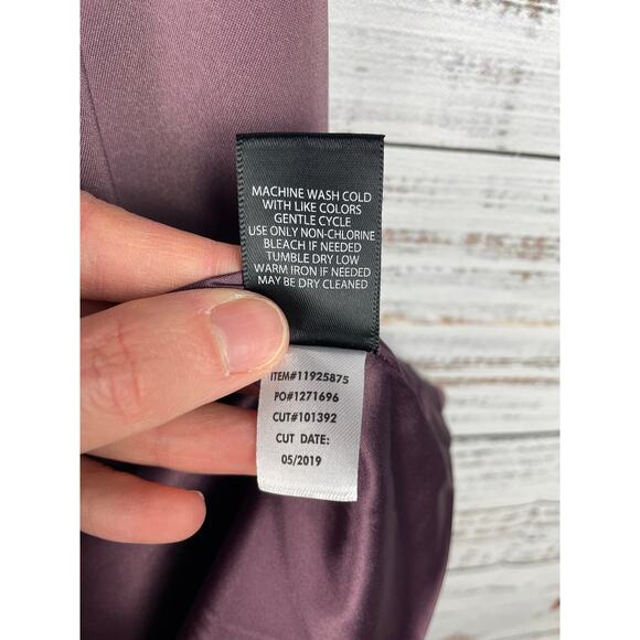 Torrid Muave Purple Longline Drape Front Blazer Plus Size 2X One Button Business - Picture 11 of 14